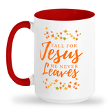 Fall for Jesus Tall mug