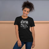 Lessons are Blessins' - Short-Sleeve Unisex T-Shirt