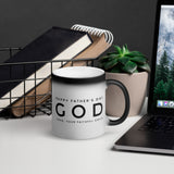 Happy Father's Day God - Matte Black Magic Mug