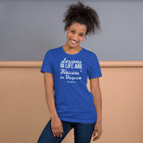 Lessons are Blessins' in Life - Short-Sleeve Unisex T-Shirt