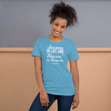 Lessons are Blessins' - Short-Sleeve Unisex T-Shirt