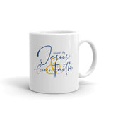 Saved by Jesus Grace and Faith Mug
