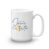 Saved by Jesus Grace and Faith Mug
