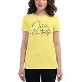 Jesus Grace and Faith - Women's short sleeve t-shirt