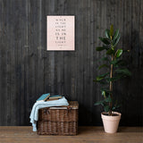 Inspirational Bible Scripture on Canvas