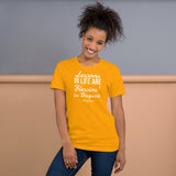 Lessons are Blessins' in Life - Short-Sleeve Unisex T-Shirt
